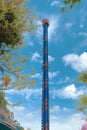 Big Tower - The Highest Toy in the Park - Beto Carrero World - Santa Catarina . Brazil Royalty Free Stock Photo