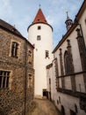 Big tower of Krivoklat Castle Royalty Free Stock Photo