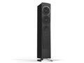 Big tower music speaker on chrome stand Royalty Free Stock Photo