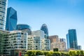 Big towers in La Defense business district in paris