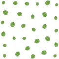 Big tropical leaf icon cartoon background wallpaper Royalty Free Stock Photo