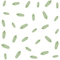 Big tropical leaf icon cartoon background wallpaper Royalty Free Stock Photo