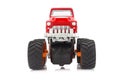 big truck toy color red isolated on white background Royalty Free Stock Photo