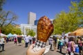 Big turkey leg at the famous Cinco de Mayo Festival