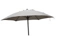 Big umbrella modern style for relaxing on isolated background
