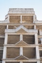 A big unfinished all concrete building structure Royalty Free Stock Photo