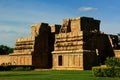 Big unfinished and ruined facade of the ancient Brihadisvara Temple in Gangaikonda Cholapuram, india. Royalty Free Stock Photo