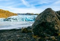 Big vatnajokull glacier cap in iceland