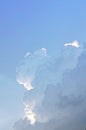A Big Veil of Cloud with Hidden Light in the Blue Sky