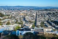 Big view of San Francisco, San Francisco Bay and Oakland from Tank Hill