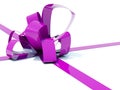 Big violete bow