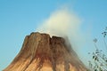 Big vulcan smoking Royalty Free Stock Photo