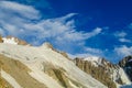 High mountain wall of Tian Shan Korona peak in Ala Archa