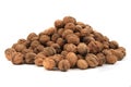 big wallnuts isolated Royalty Free Stock Photo