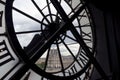 Large illuminated clock at the Orsay Museum