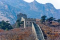 Big watchtower of the China Great Wall Royalty Free Stock Photo