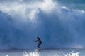 Big Water Surfer Danger Royalty Free Stock Photo