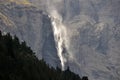 The big waterfall, Cirque of Gavarnie (France) Royalty Free Stock Photo