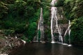 Big waterfall in Indonesia. Waterfalls Of Bali. Landscapes Of Asia. Waterfall among the green mountains