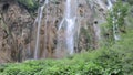 Big Waterfall in Plitvice National Park