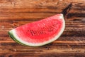 Big watermelon slice Royalty Free Stock Photo