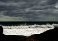 Big wave breaking, Jandia, Fuerteventura island