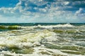 Big waves at the seaside