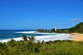 Big Waves at Waimea Bay, Oahu, Hawaii, USA Royalty Free Stock Photo