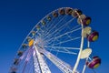 Big wheel in a amusement park Royalty Free Stock Photo