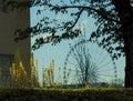 Big wheel of la Concorde over green