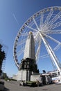 Big Wheel Place Poelaert Brussels 2019. Royalty Free Stock Photo