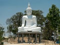 Big white buddha