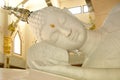 Big White Buddha in Thailand Royalty Free Stock Photo