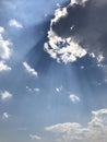 Big White Clouds with Blue Sky