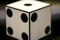Big white dice for magicians