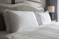 Big white pillows