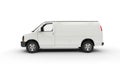 Big White Van - Side View