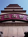 Big Wild Goose Pagoda Royalty Free Stock Photo