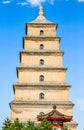 The Big Wild Goose Pagoda in Xi \'an, China Royalty Free Stock Photo