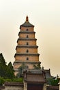 Big Wild Goose Pagoda, Xian, Shaanxi, China Royalty Free Stock Photo