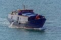 Big wooden cargo ship.