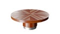 Big wooden round table