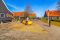 Big wooden shoe, Zaanse Schans, Netherlands Royalty Free Stock Photo