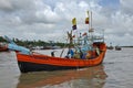 Big Wooden Trawler Royalty Free Stock Photo