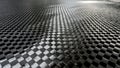 Big woven Black carbon fiber composite material background close up view Royalty Free Stock Photo