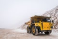 Big yellow mining truck Royalty Free Stock Photo