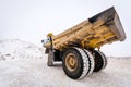 Big yellow mining truck Royalty Free Stock Photo