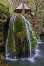 Bigar Cascade Falls in Beusnita Gorges National Park, Romania