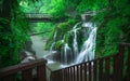 Bigar waterfall in Romania - one of the most beautiful waterfalls in the country Royalty Free Stock Photo