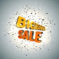 Bigbang Sale business template. Sale background. Vector Royalty Free Stock Photo